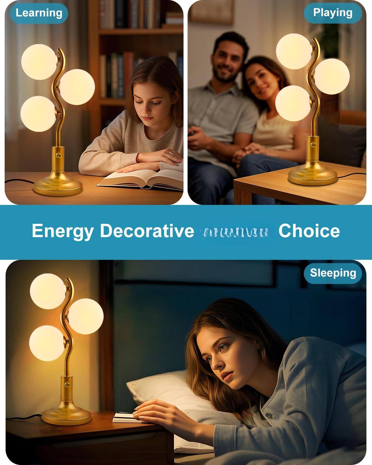 Learning  
Playing  
Energy Decorative  
Choice  
Sleeping