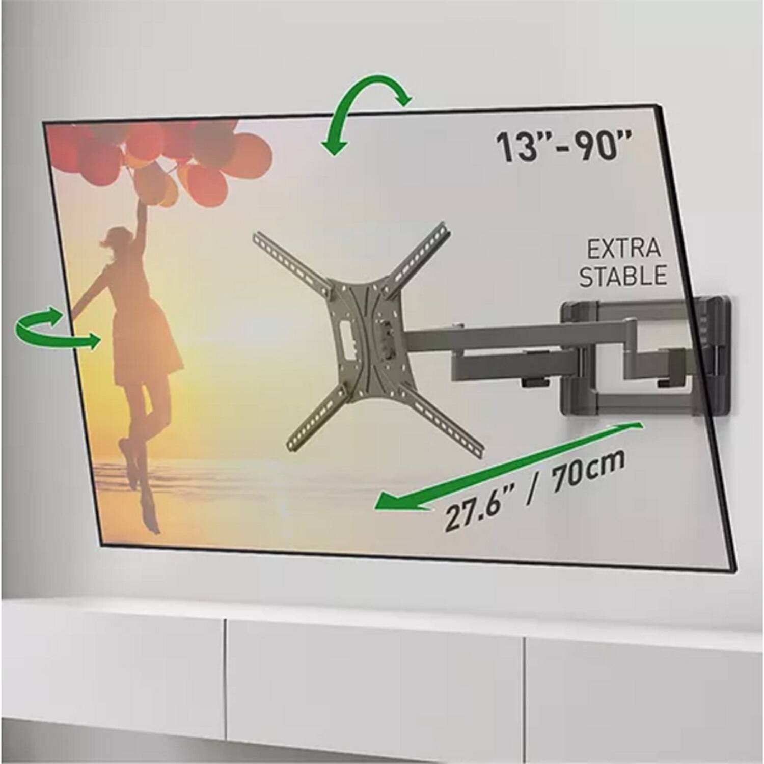 13"-90" EXTRA STABLE  
27.6" / 70cm