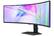 Back. Samsung - Samsung Viewfinity 49" S9 (S95UC) Dual QHD 1000R Curved Monitor (HDMI, USB, DisplayPort) - Black.