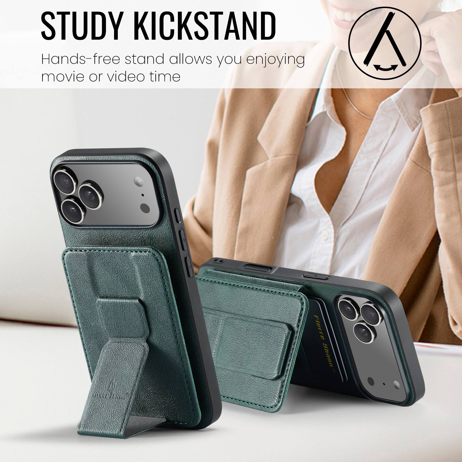 STUDY KICKSTAND  
Hands-free stand allows you enjoying movie or video time