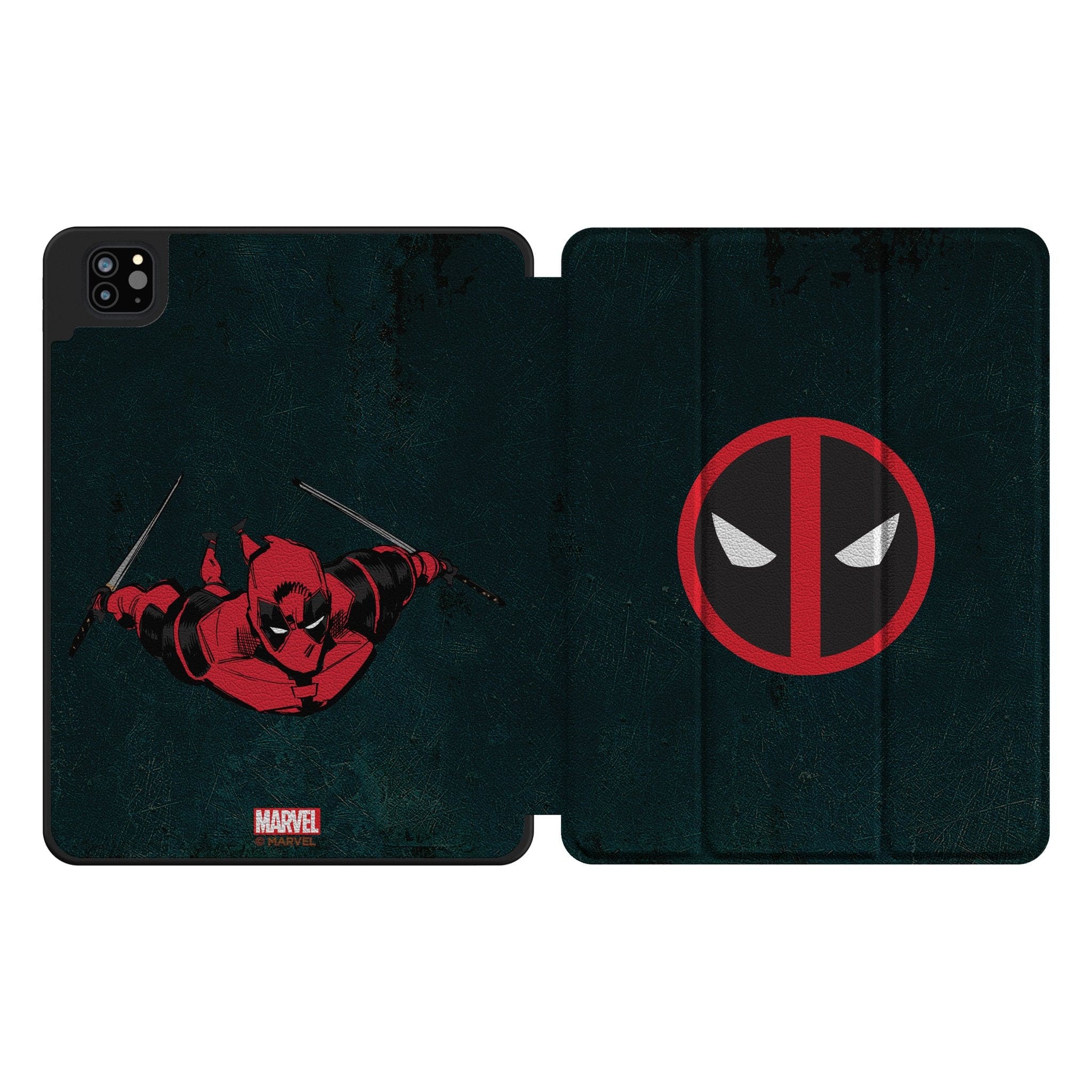 Keyscaper - Marvel Badge Tablet Case - Apple iPad Pro 12.9in (6th/5th Gen) - Deadpool 1