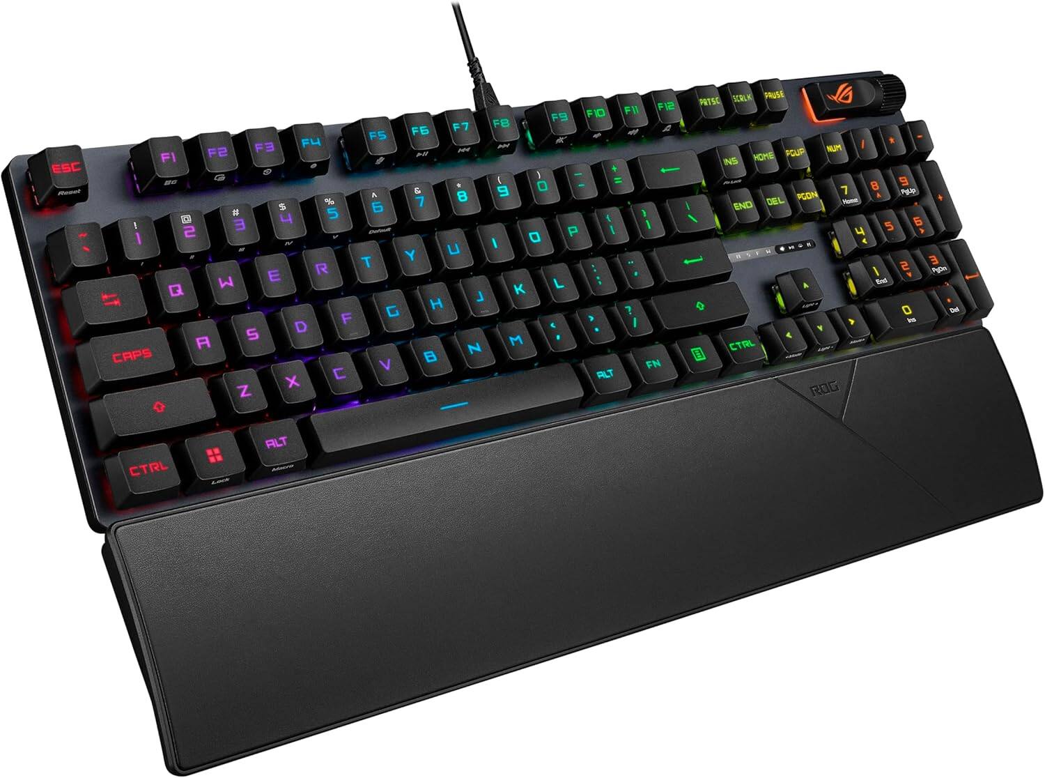 ESC F1 F2 F3 F4 F5 F6 F7 F8 F9 F10 F11 F12  
1 2 3 4 5 6 7 8 9 0 - =  
Q W E R T Y U I O P  
A S D F G H J K L ; '  
Z X C V B N M , . /  
CAPS SHIFT FN ALT CTRL  
CTRL ALT
