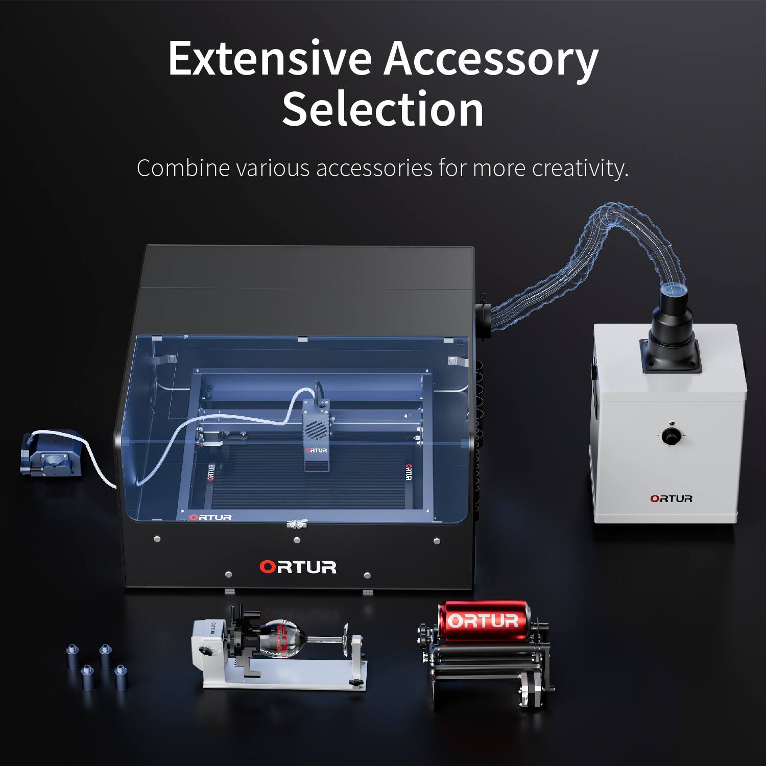 Extensive Accessory Selection  
Combine various accessories for more creativity.