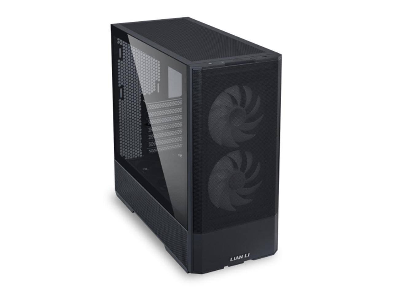 Alt View 9. Lian Li - LIAN LI LANCOOL 207RX ATX RGB Case, 2x140mm ARGB + 2x120mm PWM Fans, Tempered Glass (Black) - Black.