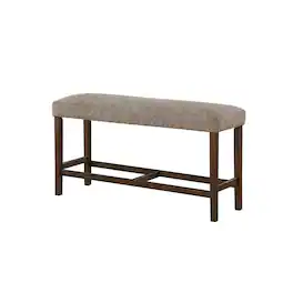 Global Furniture USA - D4355 Brown Bar Table Bench - Dark Brown