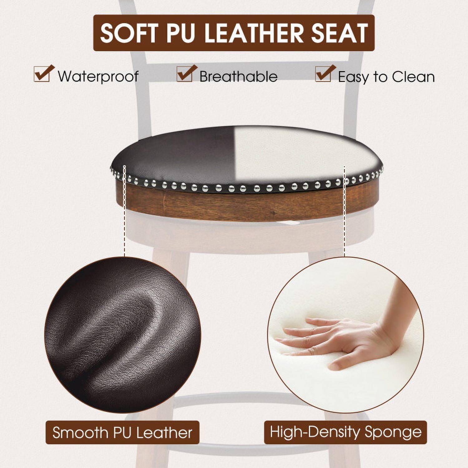 SOFT PU LEATHER SEAT

- Waterproof
- Breathable
- Easy to Clean

Smooth PU Leather

High-Density Sponge