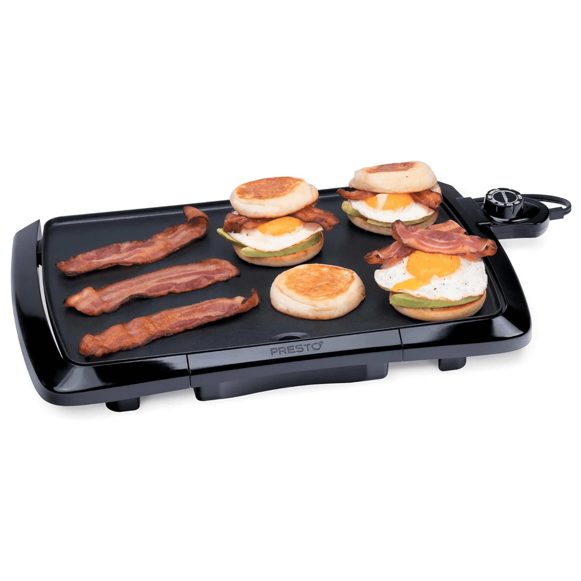 Presto - Cool Touch Electric Griddle - Black