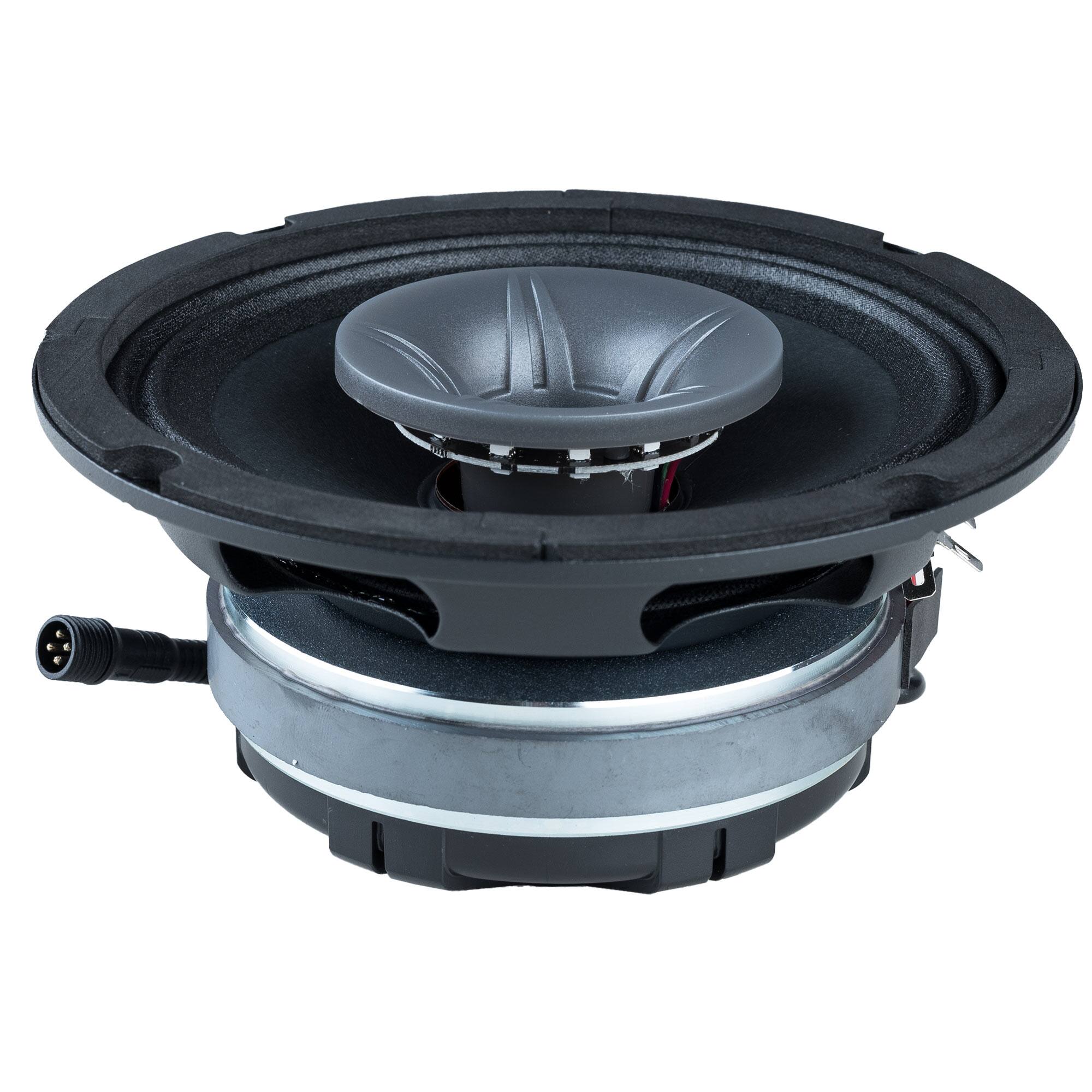 Alt View 2. Memphis Car Audio - Memphis Audio SRXP62WTV2 SRX Pro 6.5" 125w 4ohm 2 way Coaxial Speakers - Sold Individually - Black/Gray.