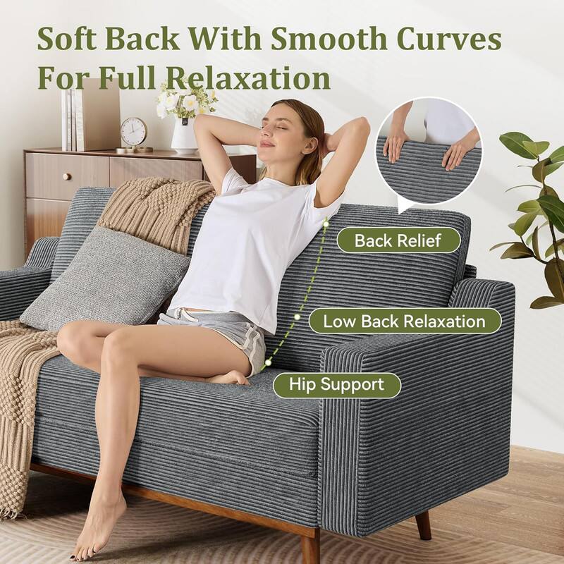 Soft Back With Smooth Curves For Full Relaxation

- Back Relief
- Low Back Relaxation
- Hip Support