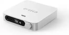FiiO - K11 R2R DAC and Headphone Amplifier for Home Audio or PC 6.35mm and Balanced 4.4mm RCA Coaxial Optica 1300mW - Silver