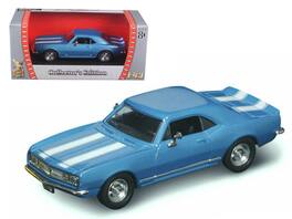 1967 Chevrolet Camaro Z-28 1/43 Diecast Model Car by Road Signature - Blue