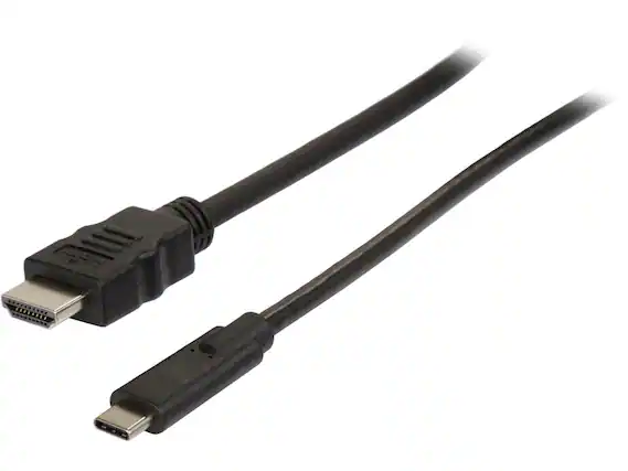 Front. StarTech.com - StarTech.com USB C to HDMI Cable - 1m, 4K 30Hz, USB-C to HDMI Monitor Cable.