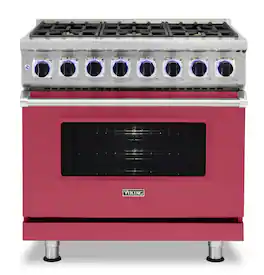 Viking - 36"W./24"D. Dual Fuel Sealed Burner Range-6 Burners-LP - Valentine