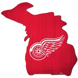 Fan Creations - Detroit Red Wings 12" Logo State Sign - Multicolor