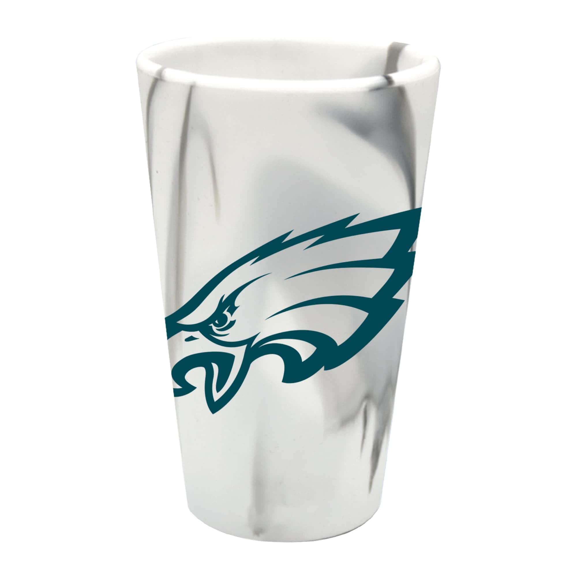 Photos - Water Bottle Fashion WinCraft - Philadelphia Eagles 16oz.  Silicone Pint Glass - Multicolor 200380505 