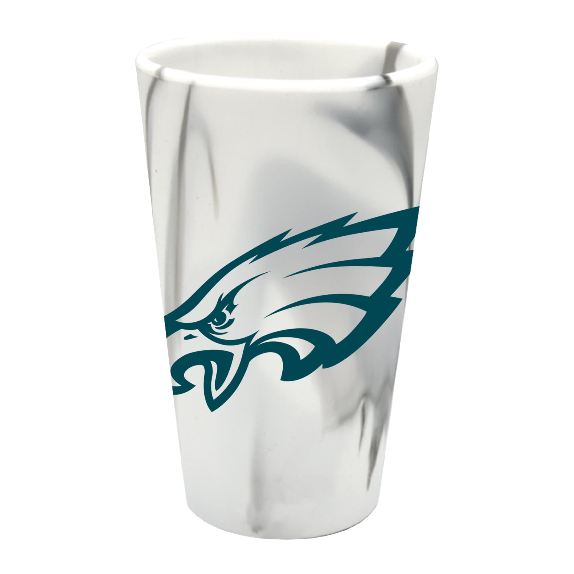 Front. WinCraft - Philadelphia Eagles 16oz. Fashion Silicone Pint Glass - Multicolor.