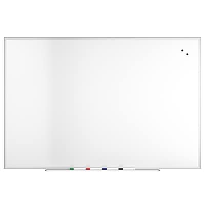 Front. TRU RED - Magnetic Steel Dry Erase Board, 6' x 4' - Satin Frame.