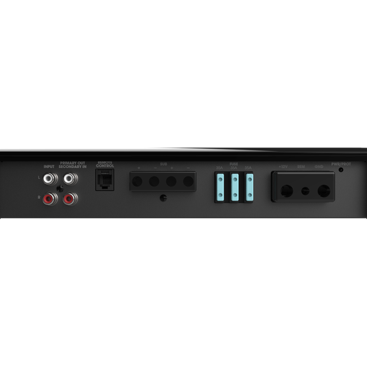 PRIMARY OUT  
INPUT  
SECONDARY IN  
RSMUS CONTROL  
SUB  
35 FUSE  
3A  
35A  
1V  
-M  
PWR/PROT  
ON  
D  
L  
R