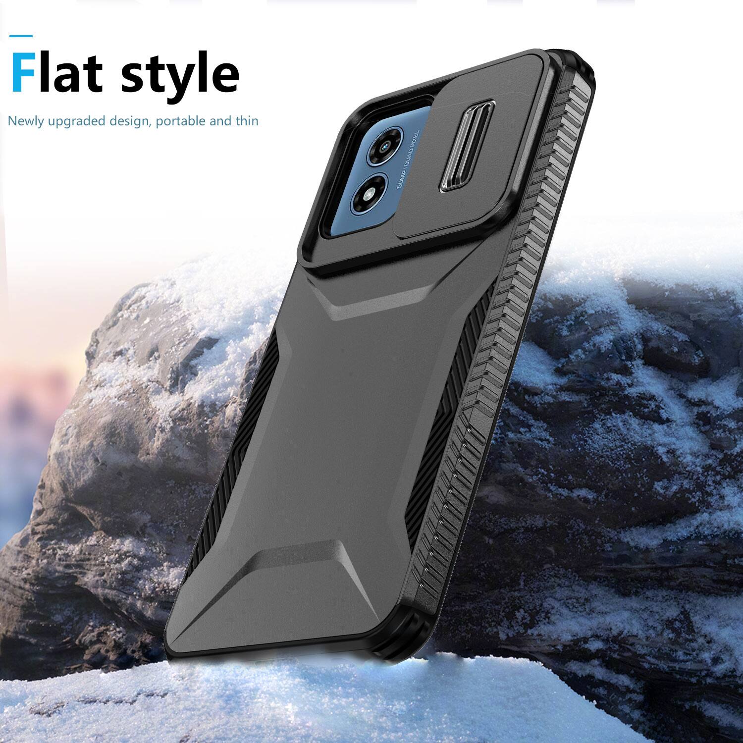 Flat style  
Newly upgraded design, portable and thin