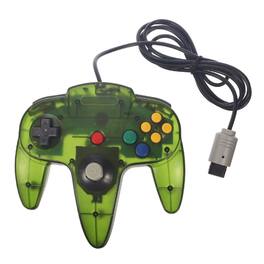 Stock Preferred - Classic Wired Controller for Nintendo 64 (N64) Retro Gamepad 6ft Cable - Transparent Green