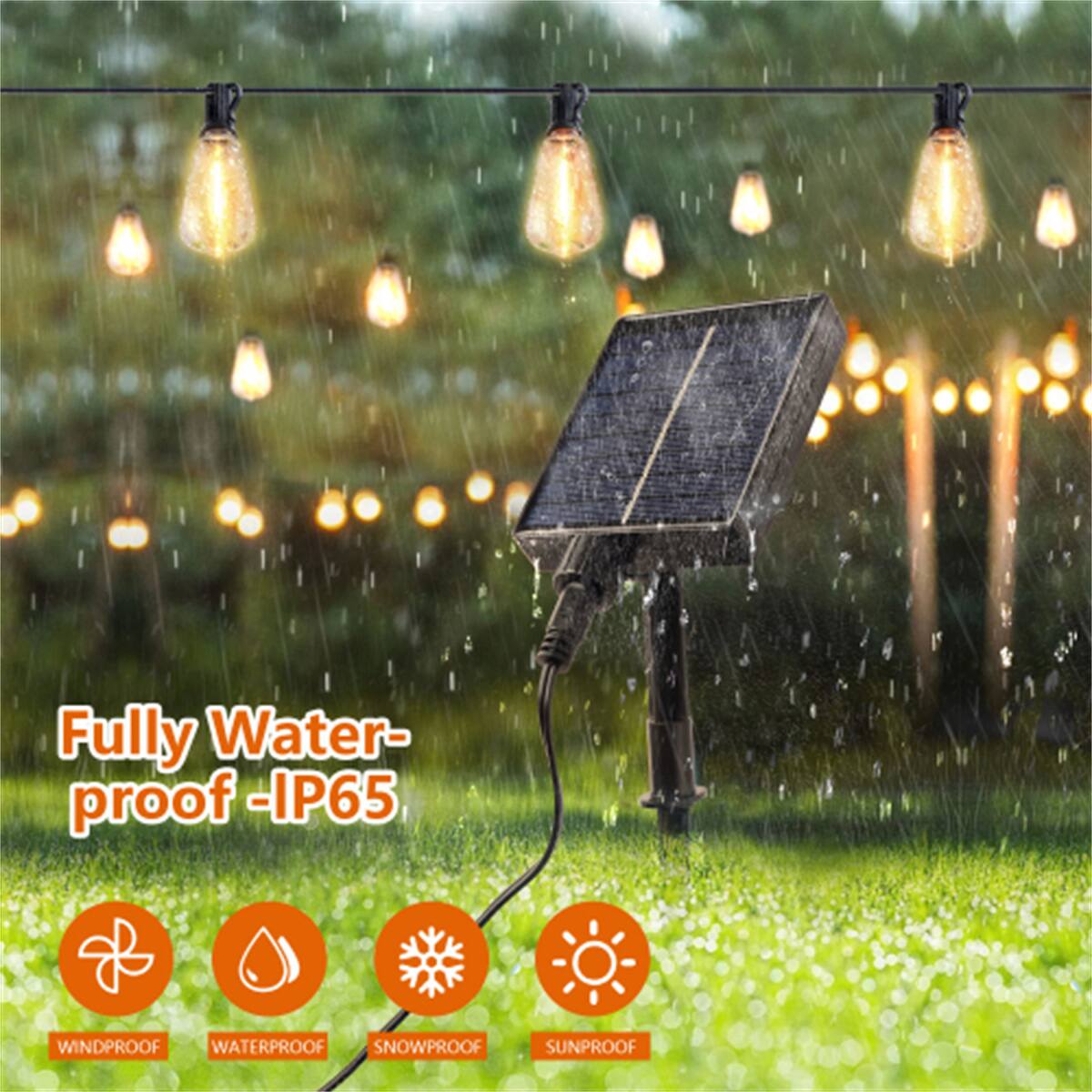 Fully Water-proof - IP65

- WINDPROOF
- WATERPROOF
- SNOWPROOF
- SUNPROOF