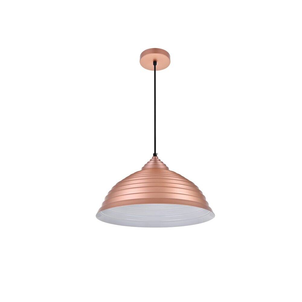 Left. Living District - Circa 1 Light Honey Gold Pendant - Honey Gold.