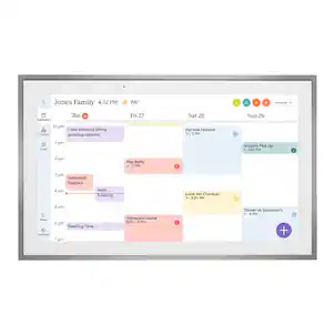 Skylight - Calendar: 15 Inch Touchscreen Smart Calendar and Chore Chart - Silver