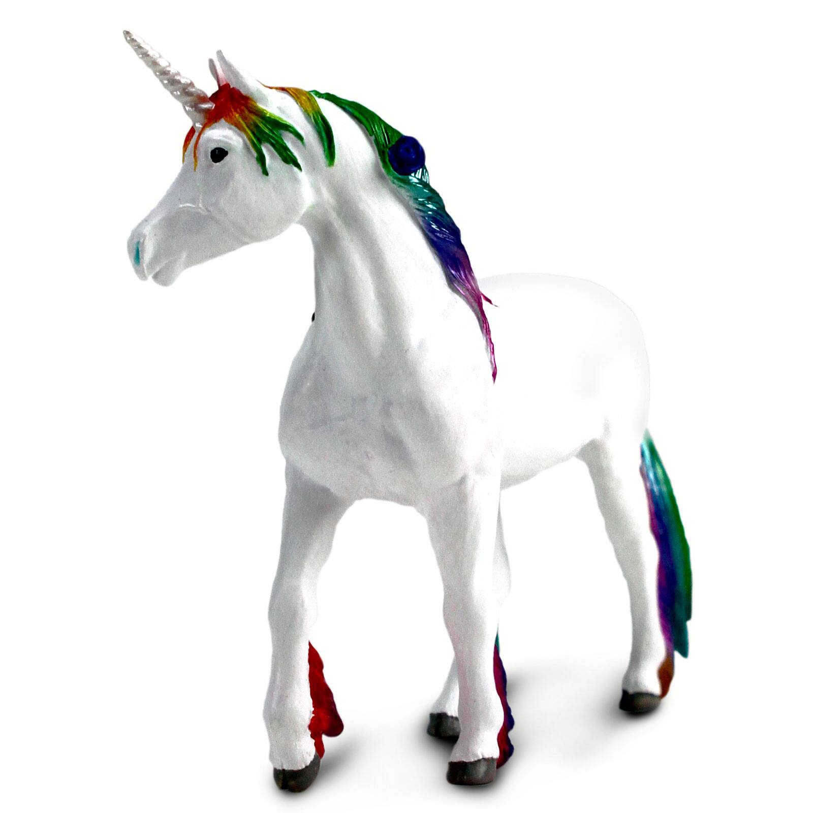 Back. Safari Ltd. - Rainbow Unicorn Toy Figurine.