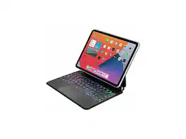 Adesso - Portable Keyboard/Cover for 10.9"-11" iPad Pro & iPad Air - Silver