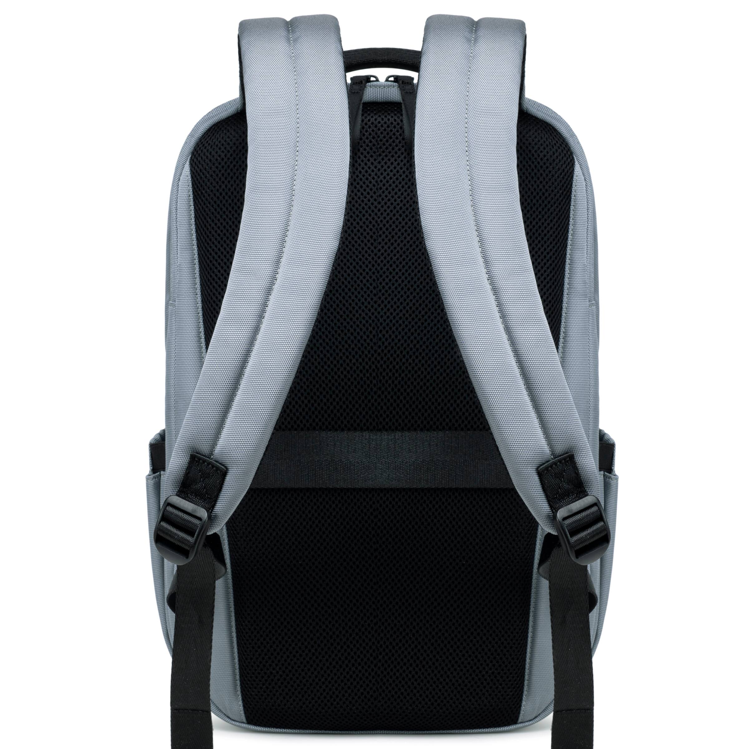 Alt View 7. Lux & Nyx - Lux & Nyx - Purpose Multi-compartment 16" Laptop Backpack - Gray - Gray.
