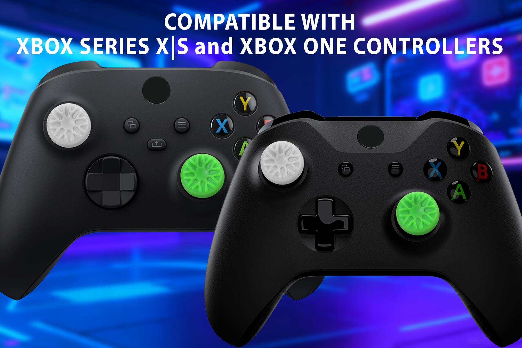 COMPATIBLE WITH  
XBOX SERIES X|S and XBOX ONE CONTROLLERS