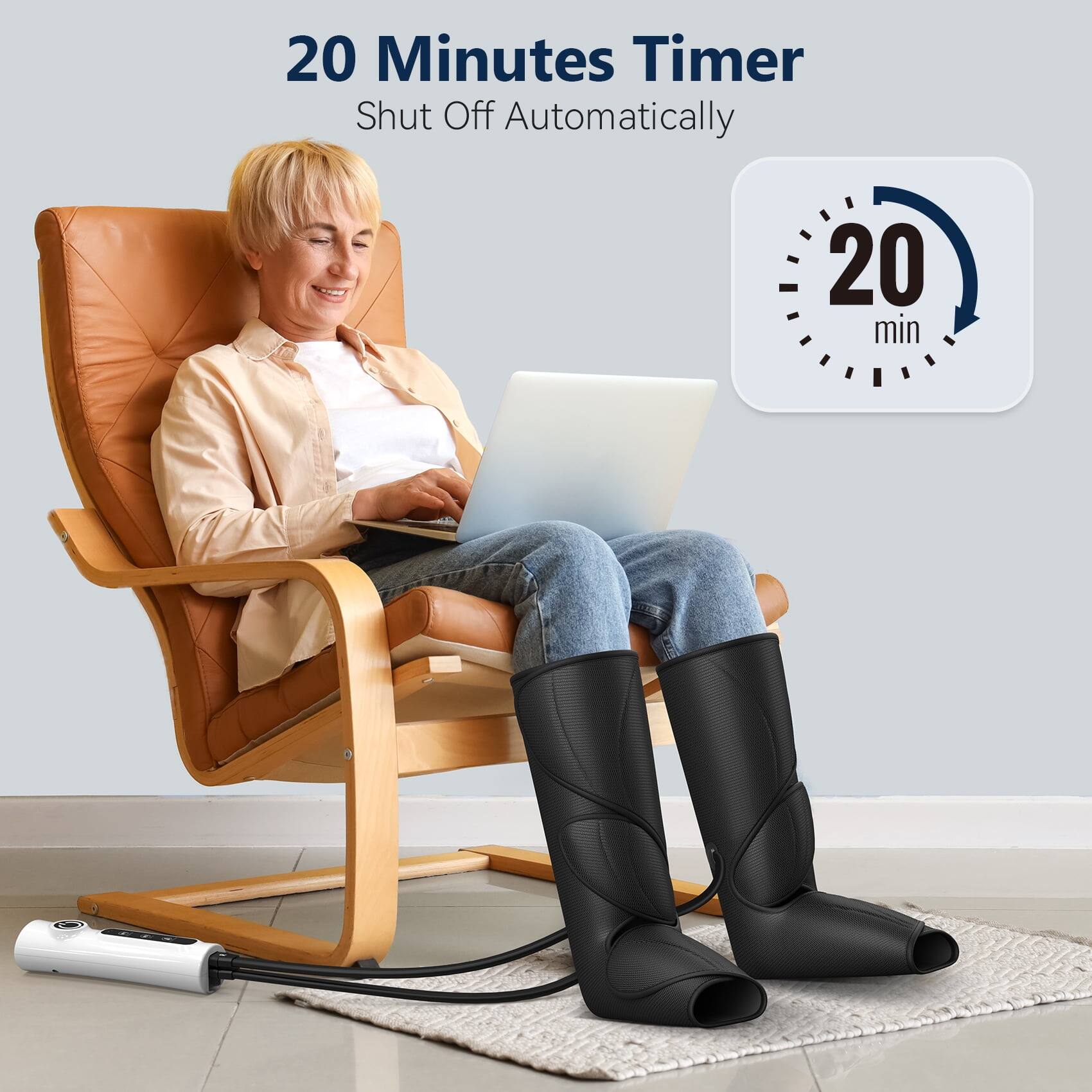 20 Minutes Timer  
Shut Off Automatically