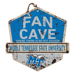 Jardine - MTSU Raiders 20'' x 20'' Fan Cave Badge Sign - Blue