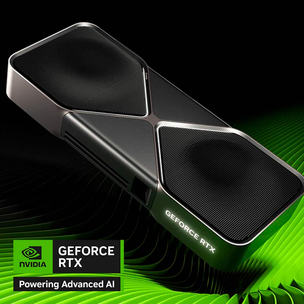 "GEFORCE NVIDIA RTX Powering Advanced AI"