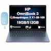 DOCK-TORM DOCK TOHM HP OmniBook 3 Snapdragon X X1-26-100 16GB/512GB Touchscreen IPS Wi-Fi 6E SuperCLEAR