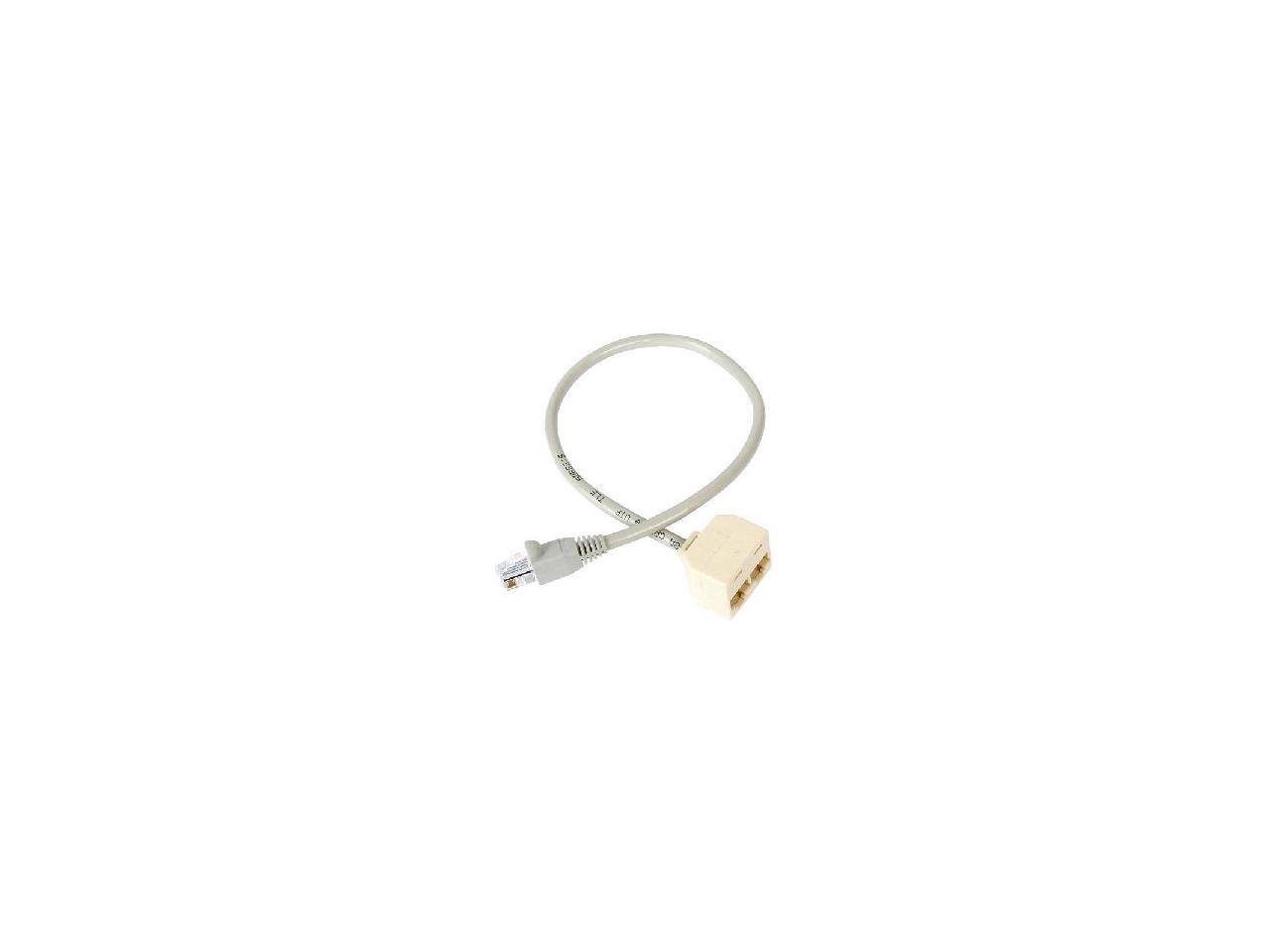 Alt View 2. StarTech.com - StarTech.com RJ45SPLITTER 2-to-1 RJ45 Splitter Cable Adapter - M/F.