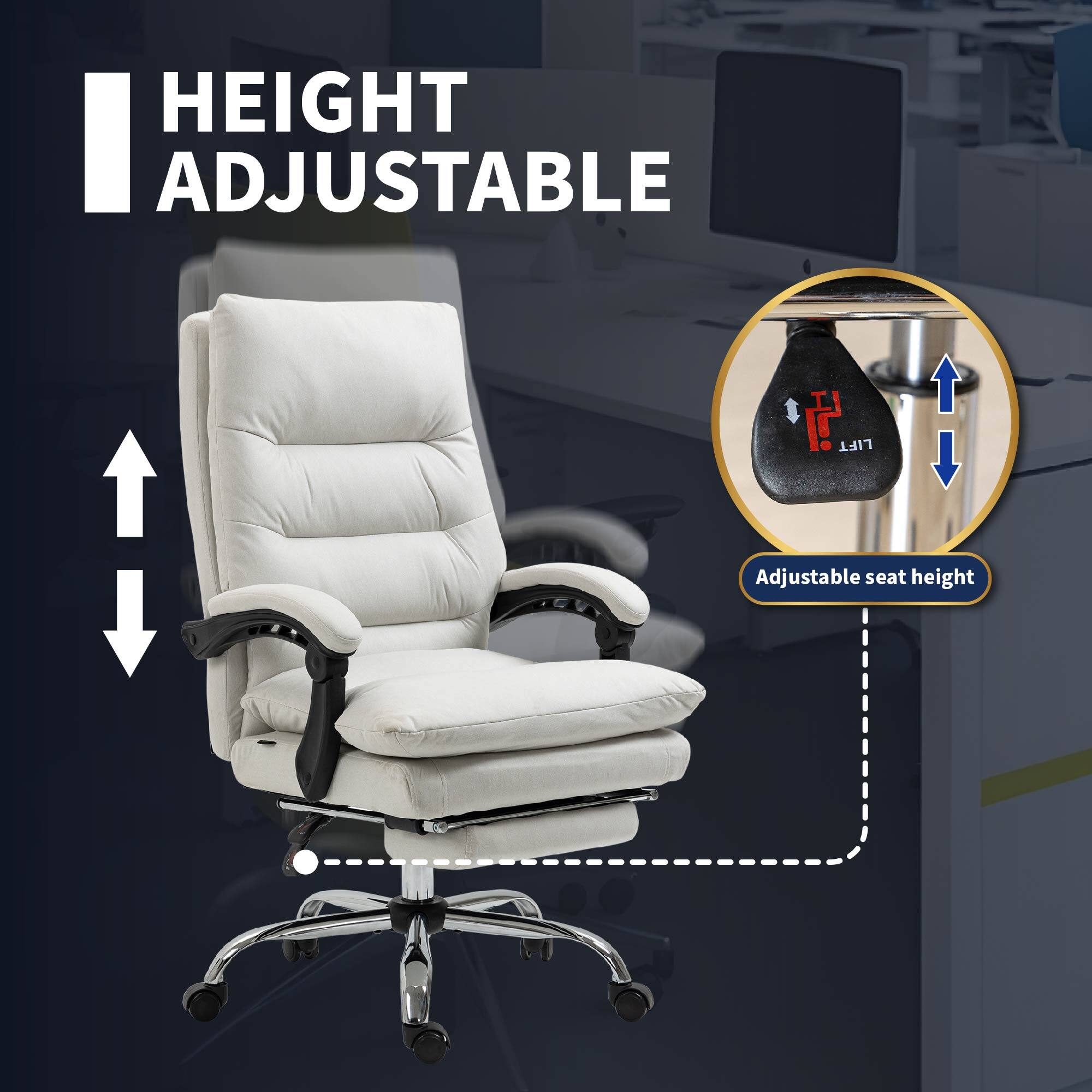 HEIGHT ADJUSTABLE, Adjustable seat height