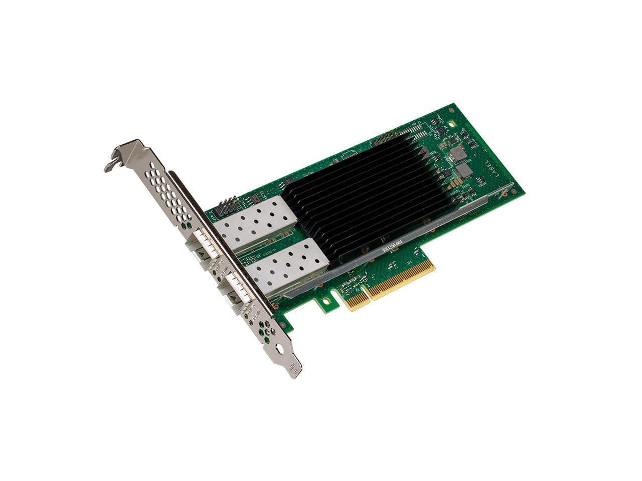 Intel - Dual SFP28 Ports 25/10/1GbE Ethernet Network Adapter E810-XXVDA2 - Black