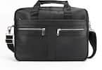 Front. SaharaCase - Briefcase fits up to 16" laptop - Black.