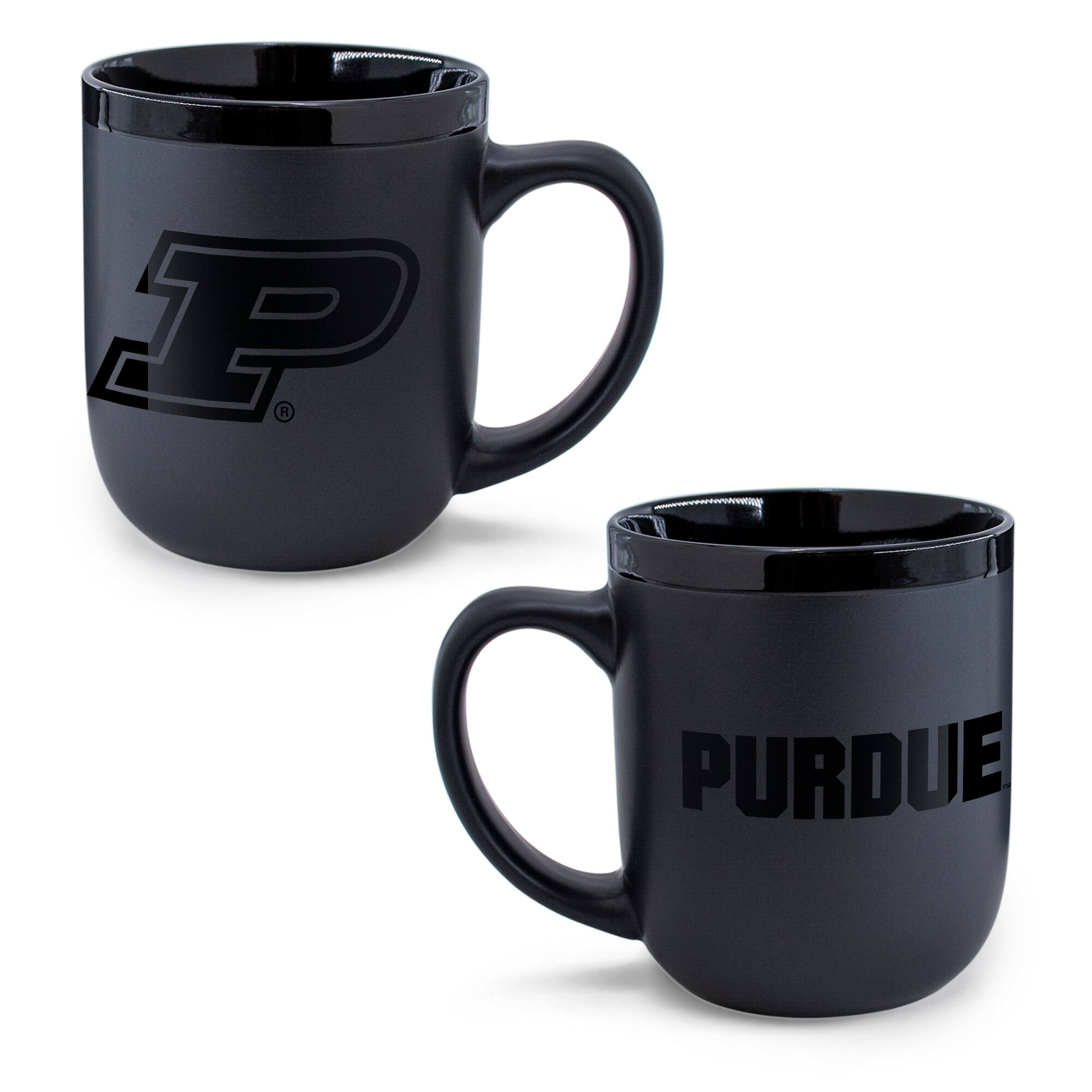 Alt View 2. WinCraft - Purdue Boilermakers 17oz. Ceramic Mug - Black.