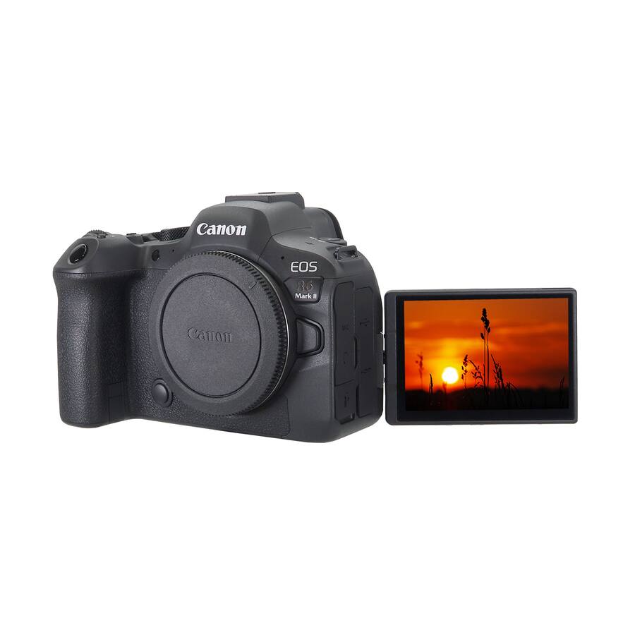 Canon EOS R6 II Mirrorless Camera with 24 105mm Lens and RF 75 300mm ...