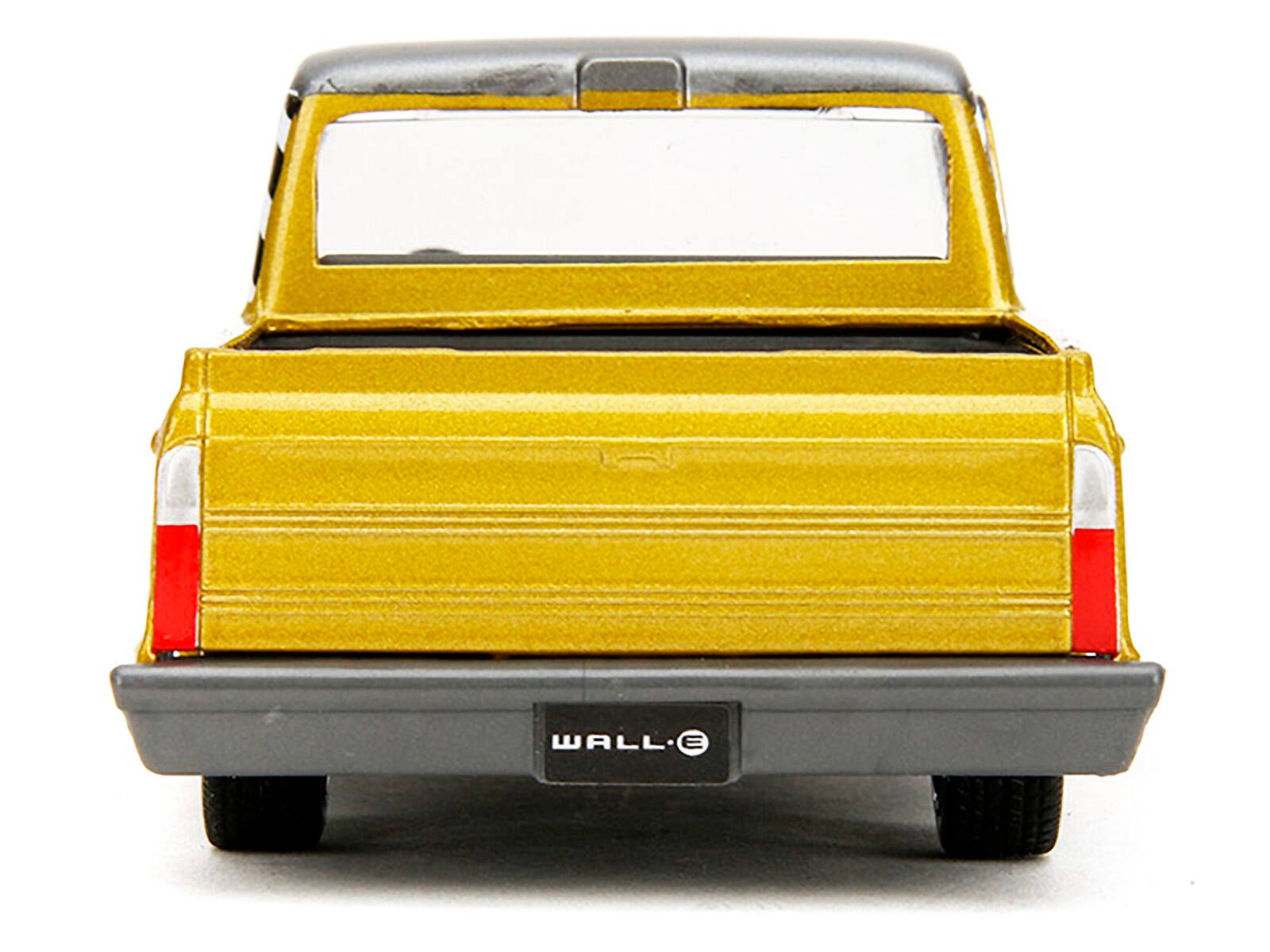 Alt View 6. Jada - 1972 Chevrolet Cheyenne Pickup Truck Gold Metallic with Gray Top "Wall-E" (2008) Movie 1/32 Diecast Car Model by Jada - Multicolor.