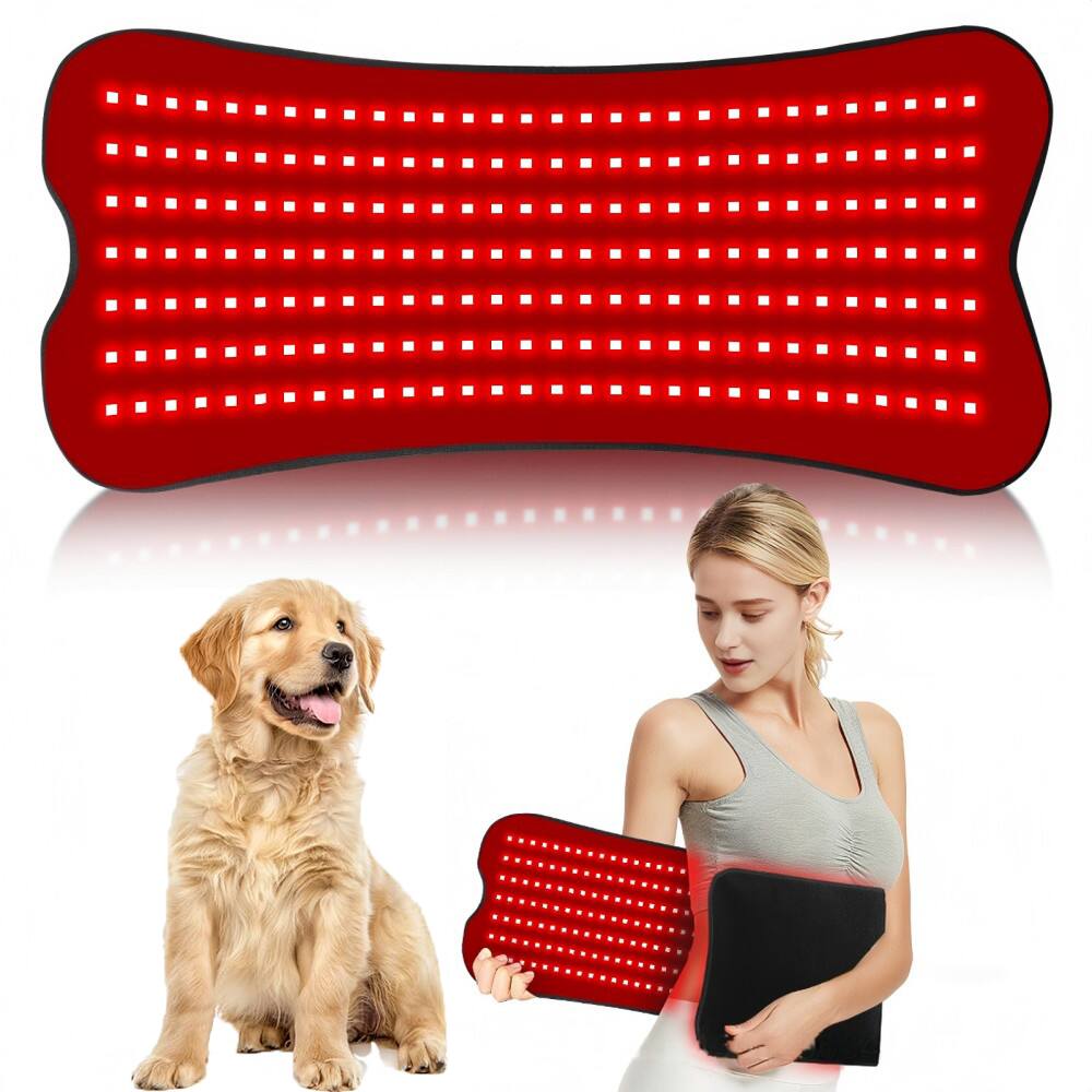 Morfone - 31x14in 660nm+850nm Near Infrared Red Light Therapy Pad 210 LED High PowerTherapy Mat - Black price history on PriceWatchPro