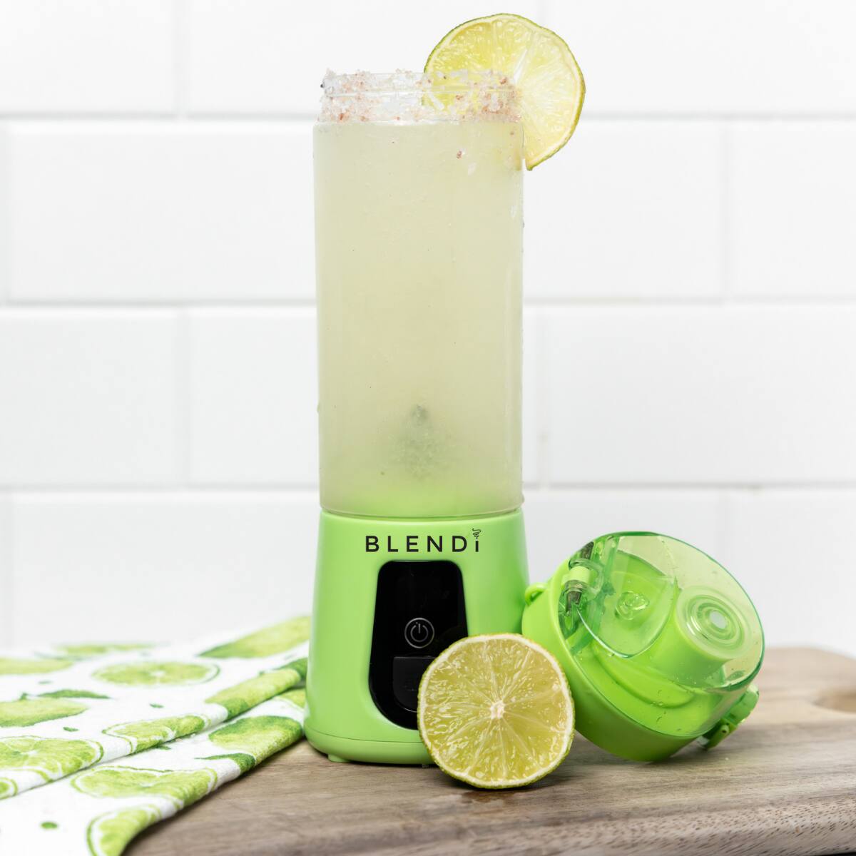 Alt View 1. BLENDi - BLENDi Pro+ 120W 17‑oz Portable Personal Blender for Smoothies & Ice Crushing  - Green - Green.