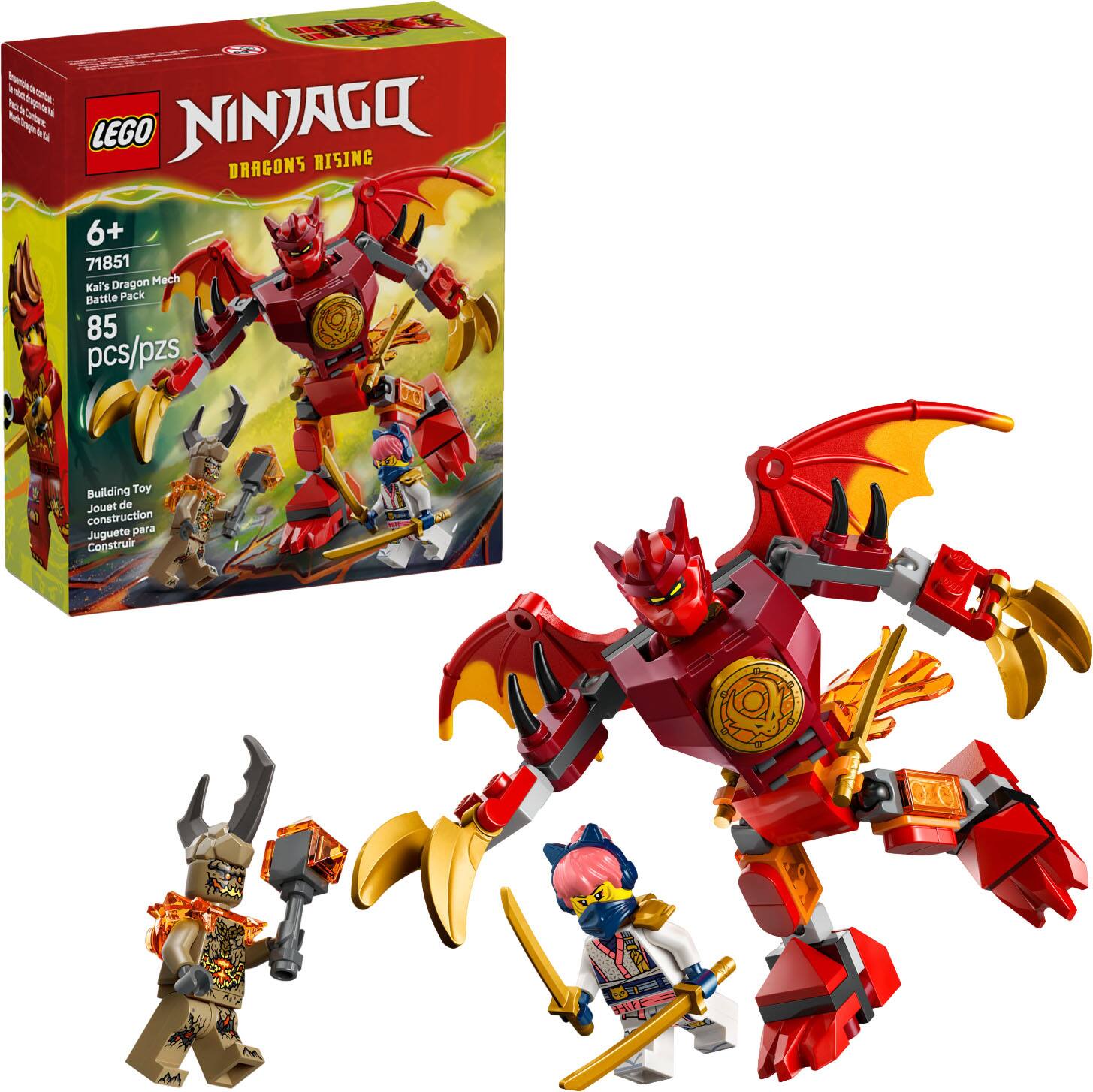 NINJAGO Kai’s Dragon Mech Battle Pack 71851