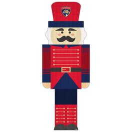 Fan Creations - Florida Panthers 31'' Nutcracker Leaner - Multicolor