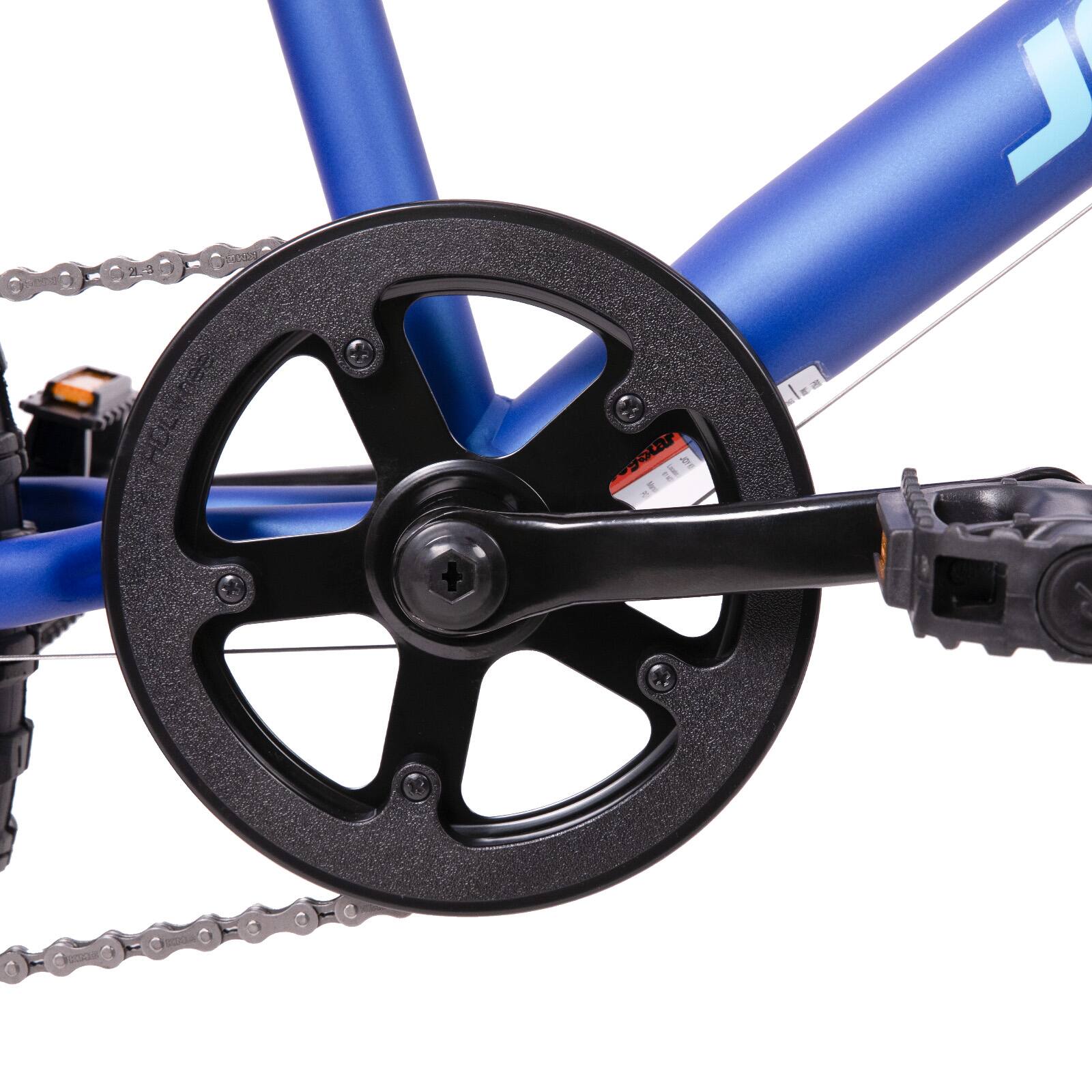 Alt View 6. JOYSTAR - JOYSTAR 20 Inch Mountain Bike for Kids Ages 7-13, 7 Speed Disc Brakes MTB, Fat Tire Kids Bicycles for Boys Girls, Blue - Blue.