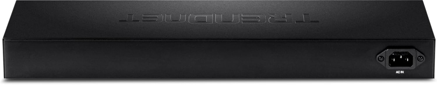 Alt View 4. Trendnet - TRENDnet TEG-284WS 28-Port Gigabit Web Smart Switch - Black.