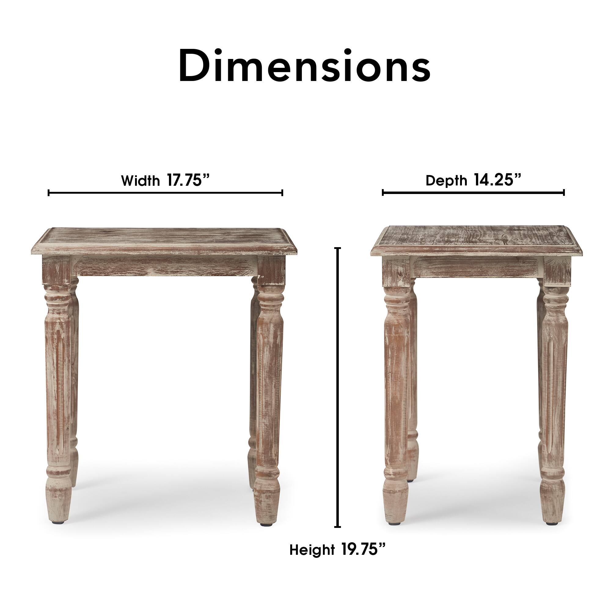 Dimensions  
Width 17.75"  
Depth 14.25"  
Height 19.75"