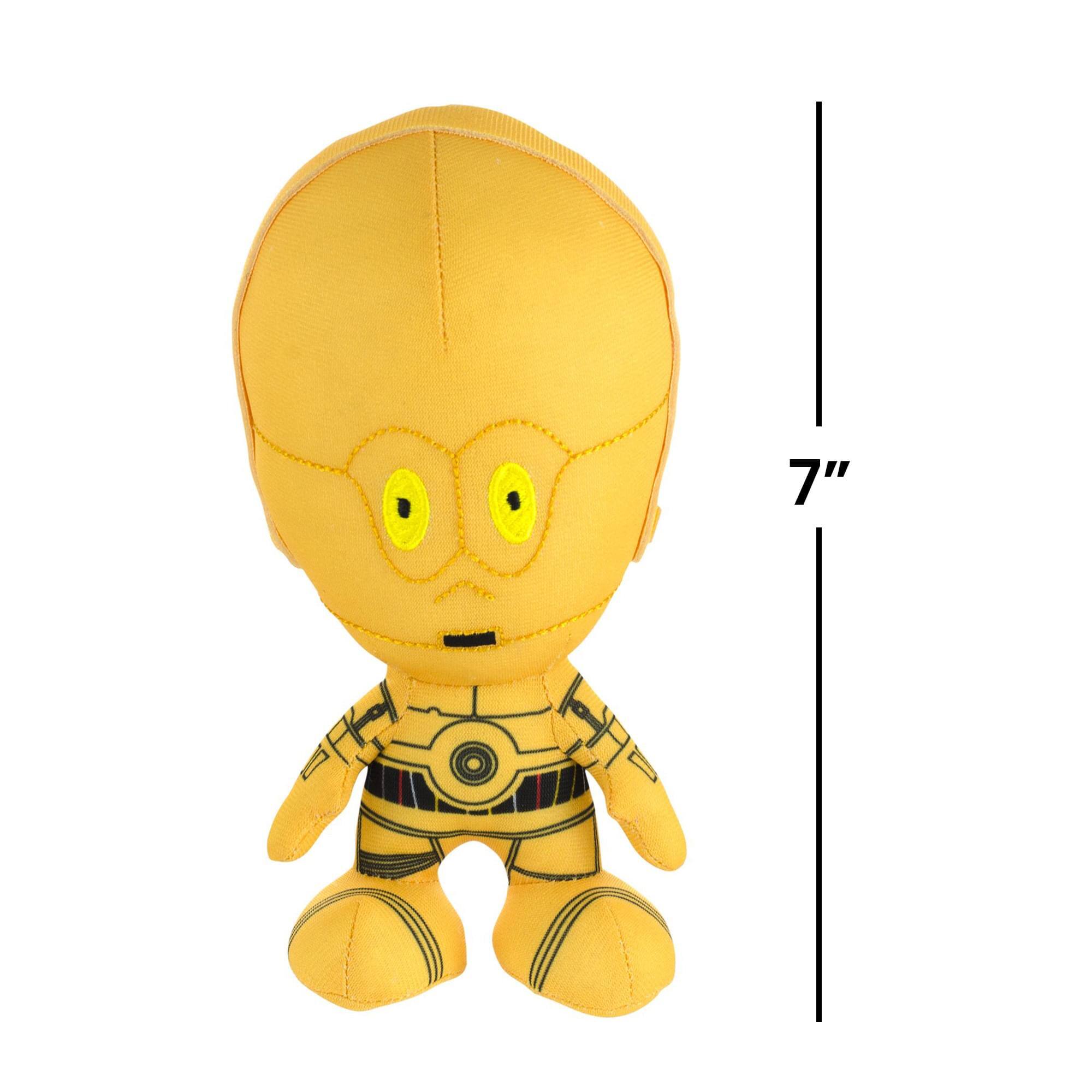 Alt View 2. Seven20 - Star Wars Heroez 7 Inch Character Plush | C3PO - Gold.